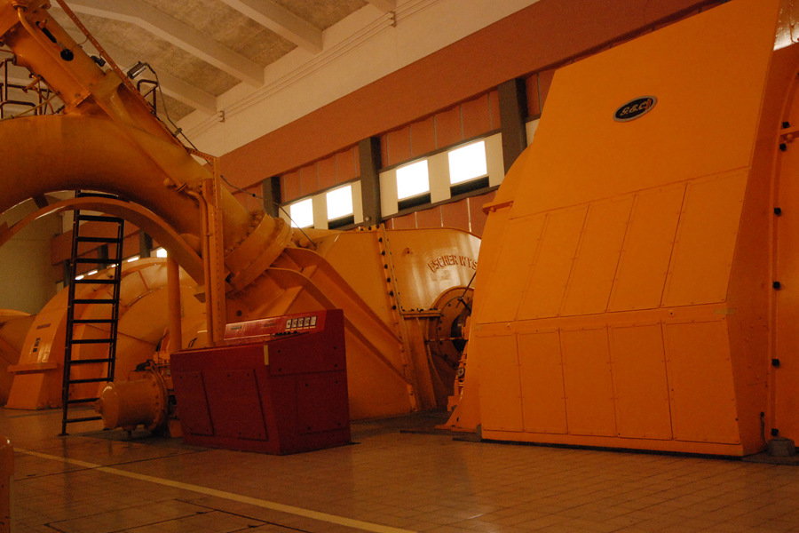 Aura power plant interior