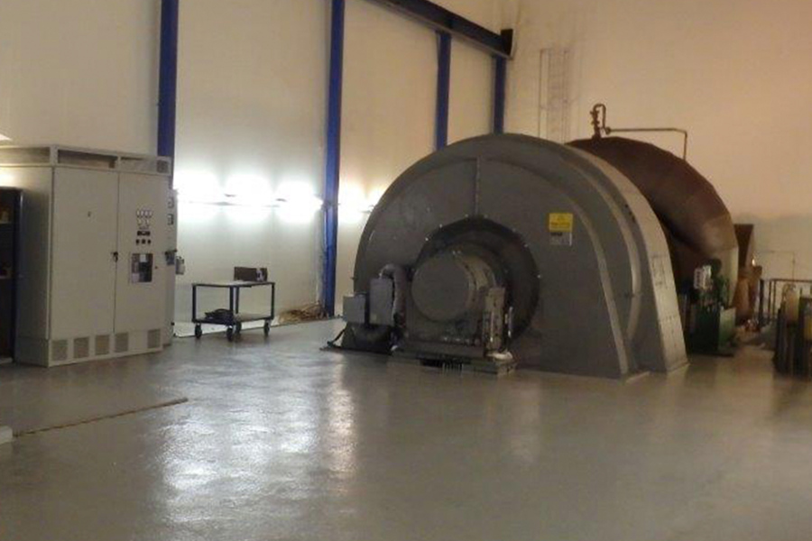 Machine hall in Stølsdal power plant