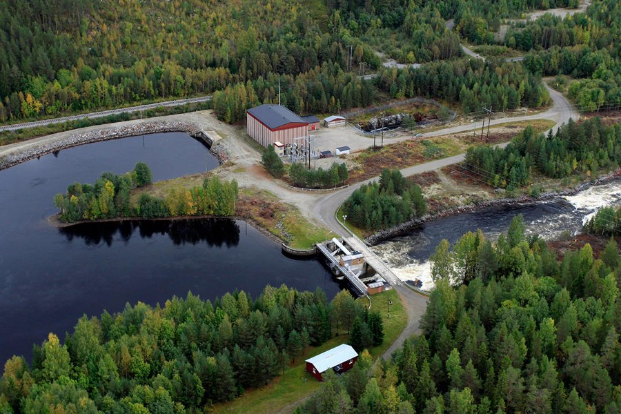 Hoting hydropower plant